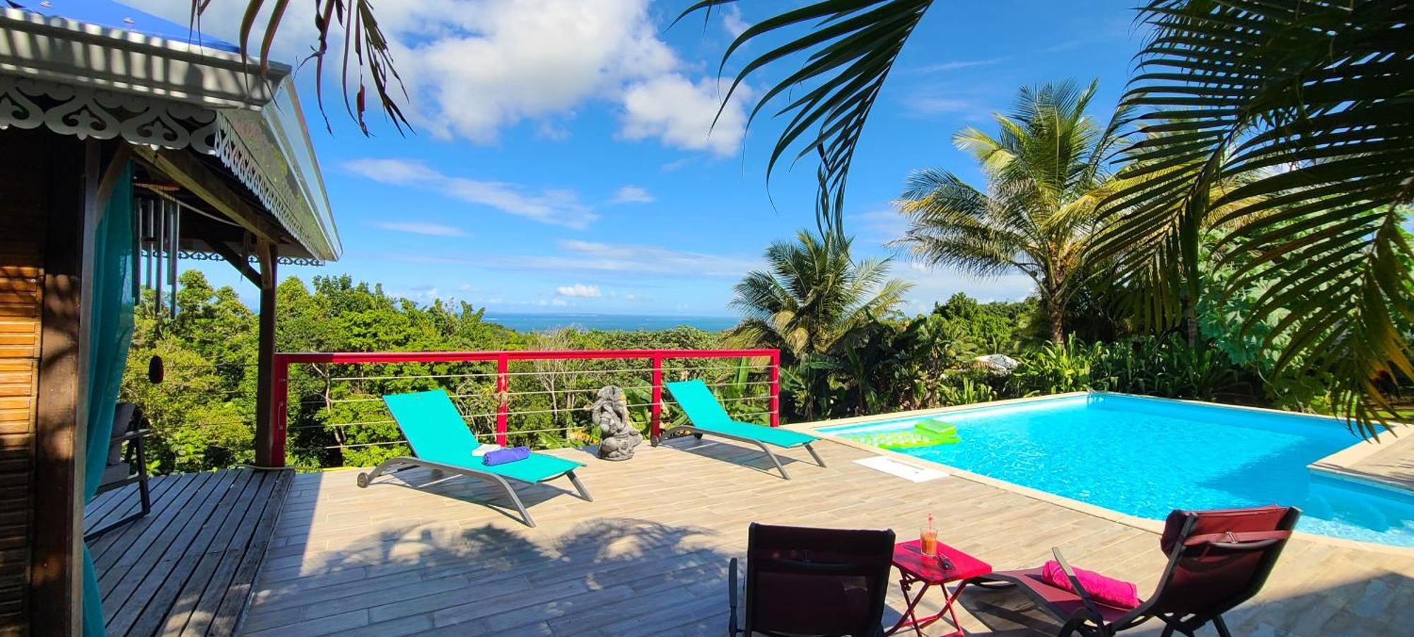 Pipirite Chantant - Maison Creole Vue Mer Сент-Роз Екстер'єр фото